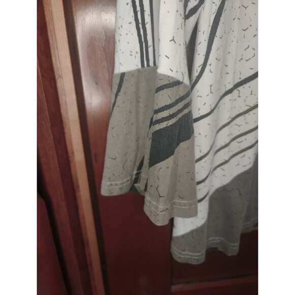 Parsley & Sage Tunic Blouse XL Abstract 3/4 Sleeves Boho Arty Fun - Picture 3 of 4